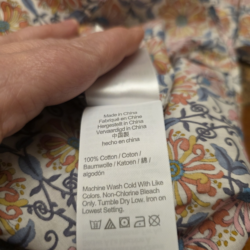 J. Crew Floral Print Women's Blouse Size S Nwt - Picture 13 of 15